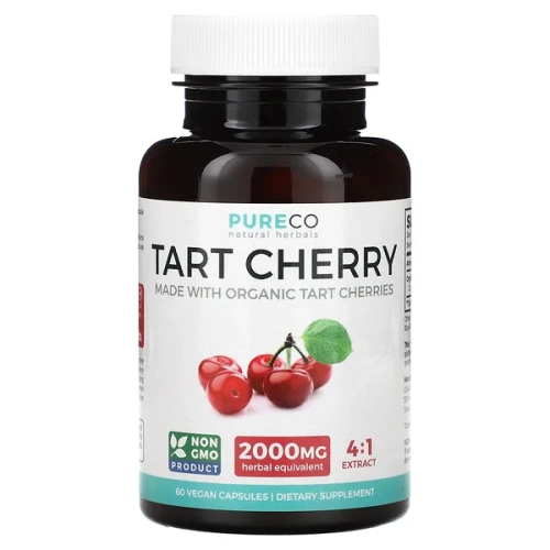 Pure Co., Tart Cherry, 60 Vegan Capsules