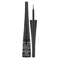 wet n wild, MegaLiner, Metallic Liquid Eyeliner, 111A Cosmic Black, 0.12 fl oz (3.5 ml)