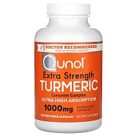 Qunol, Turmeric, Curcumin Complex, Extra Strength, 1,000 mg, 120 Vegetarian Capsules (500 mg per Capsule)