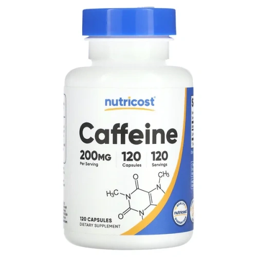 Nutricost, Caffeine , 200 mg , 120 Capsules