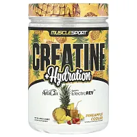 MuscleSport, Creatine + Hydration, Pineapple Cooler, 10.58 oz (300 g)