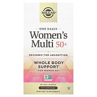 Solgar, One Daily Women&#x27;s Multi 50+, 60 Capsules