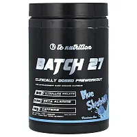 TC Nutrition, Batch 27, Clinically Dosed Preworkout, Blue Slushie, 12.35 oz (350 g)