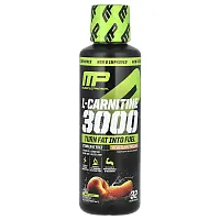 MusclePharm, L-Carnitine 3000, Peach Nectarine, 16 fl oz (480 ml)