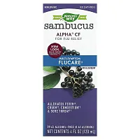 Nature&#x27;s Way, Sambucus, Alpha CF, Multi-Symptom Flucare, With Elderberry, 4 fl oz (120 ml)