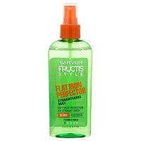 Garnier, Fructis Style, Flat Iron Perfector Straightening Mist, 6 fl oz (177 ml)