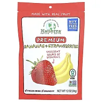 Natierra, Premium Freeze-Dried Bananas + Strawberries, 1.2 oz (34 g)