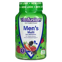 VitaFusion, Мультивитаминный комплекс для мужчин, вкус натуральных ягод, 70 жевательных таблеток