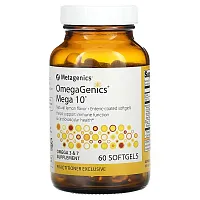 Metagenics, OmegaGenics Mega 10, Natural Lemon, 60 Softgels