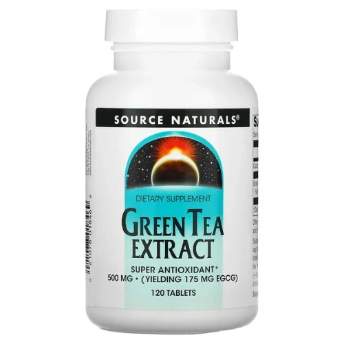 Source Naturals, Green Tea Extract, 500 mg, 120 Tablets