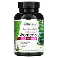 Emerald Laboratories, CoEnzymated Women&#x27;s 1-Daily Multi, 60 Vegetable Caps