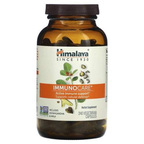 Himalaya, ImmunoCare, 240 вегетарианских капсул фото 3