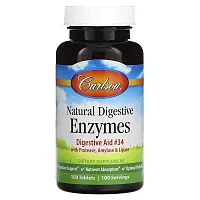 Carlson, Natural Digestive Enzymes, 100 Tablets