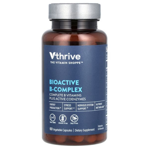 Vthrive, Bioactive B-Complex, 60 Vegetable Capsules