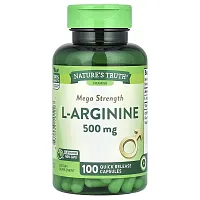 Nature&#x27;s Truth, L-Arginine, 1,000 mg, 100 Quick Release Capsules (500 mg per Capsule)