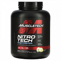 MuscleTech, Nitro Tech, сывороточный протеин, ванильный крем, 1,81 кг (4 фунта)