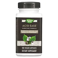 Nature&#x27;s Way, Acid Ease, Digestion Formula, 180 Vegan Capsules