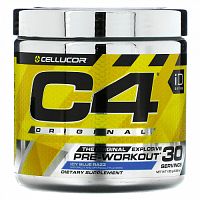 Cellucor, C4 Original, предтренировочный комплекс, со вкусом голубой малины, 180 г (6,3 унции)