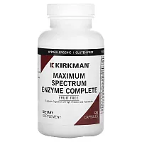 Kirkman Labs, Maximum Spectrum Enzyme Complete, 120 Capsules