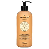 ATTITUDE, Furry Friends Natural Pet Care, Dry Skin Shampoo, Lavender, 16 fl oz (473 ml)