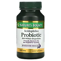 Nature&#x27;s Bounty, Acidophilus Probiotic, 120 Tablets