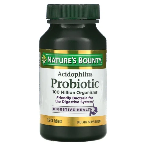 Nature&#x27;s Bounty, Acidophilus Probiotic, 120 Tablets