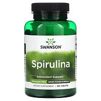 Swanson, Spirulina, 500 mg, 180 Tablets