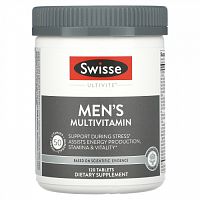 Swisse, Ultivite, мультивитамины для мужчин, 120 таблеток