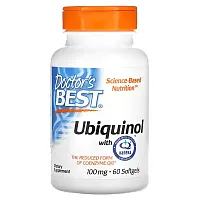 Doctor&#x27;s Best, Ubiquinol with Kaneka Q+, 100 mg, 60 Softgels