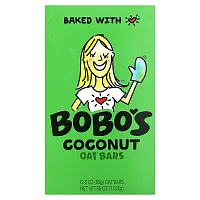 Bobo&#x27;s Oat Bars, Coconut Oat Bars, 12 Bars, 3 oz (85 g) Each