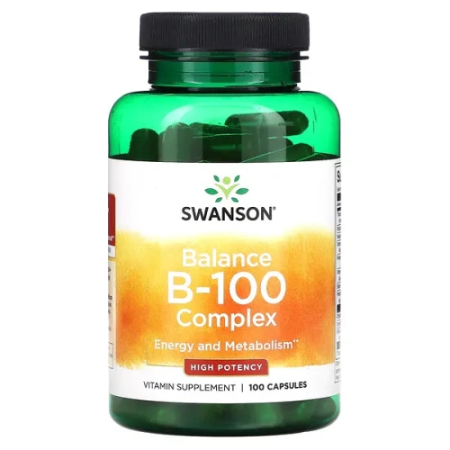 Swanson, Balance B-100 Complex, High Potency, 100 Capsules