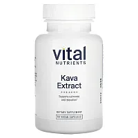 Vital Nutrients, Kava Extract, 60 Vegan Capsules