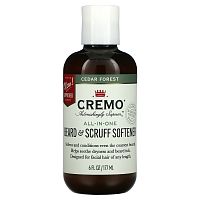 Cremo, All-In-One Beard & Scruff Softener, Cedar Forest, 6 fl oz (177 ml)