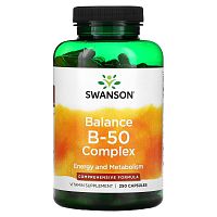 Swanson, Balance B-50 Complex, 250 капсул