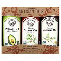 La Tourangelle, LAT Favorites Trio Artisan Oils, 3 Count, 8.45 oz (250 ml) Each