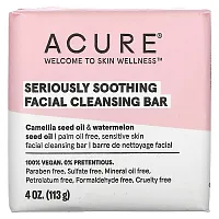 ACURE, Seriously Soothing Facial Cleansing Bar, 4 oz (113 g)