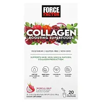 Force Factor, Collagen Boosting Superfoods, Tropical Fruit, 20 Stick Packs, 0.18 oz (5 g) Each