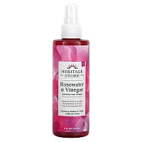 Heritage Store, Rosewater &amp; Vinegar, Exfoliating Toner, 8 fl oz (237 ml)