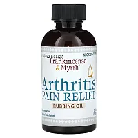 Frankincense &amp; Myrrh, Arthritis Pain Relief Rubbing Oil, 2 fl oz (59 ml)