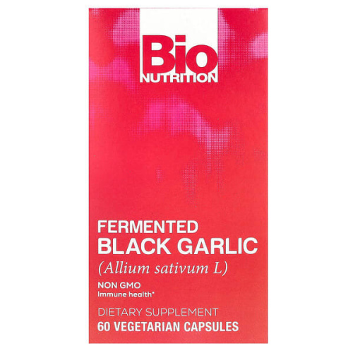 Bio Nutrition, Fermented Black Garlic, 60 Vegetarian Capsules