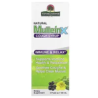 Nature&#x27;s Answer, Natural Mullein X Cough Syrup, 4 fl oz (120 ml)