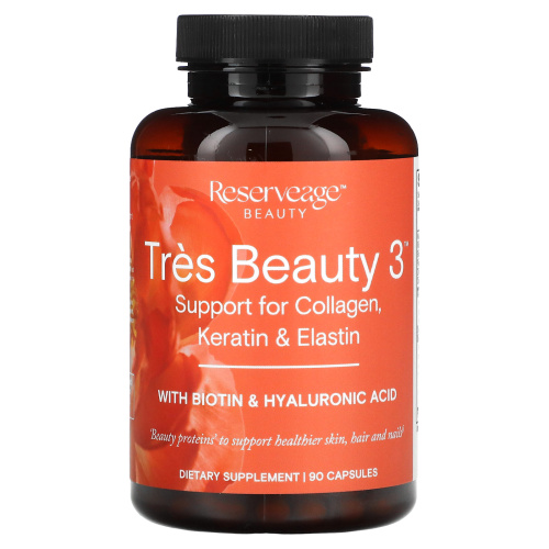 ReserveAge Nutrition, Tres Beauty 3, 90 капсул фото 3