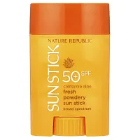 Nature Republic, California Aloe Fresh Powdery Sun Stick, SPF 50+, 0.71 oz (21 g)