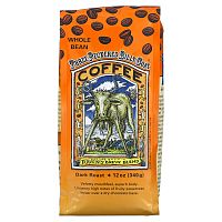 Raven's Brew Coffee, Three Peckered Billy Goat Coffee, цельные зерна, темная обжарка, 340 г (12 унций)