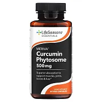 LifeSeasons, Meriva Curcumin Phytosome, 500 mg, 60 Veg Capsules (250 mg per Capsule)