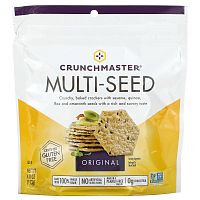 Crunchmaster, Multi-Seed, хрустящие рисовые крекеры, оригинальные, 113 г (4 унции)