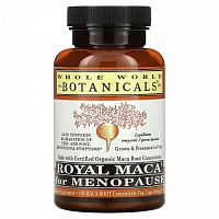 Whole World Botanicals, Royal Maca®, королевская мака для приема при менопаузе, 500 мг, 120 вегетарианских капсул