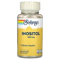 Solaray, Inostitol, 500 mg, 100 VegCaps