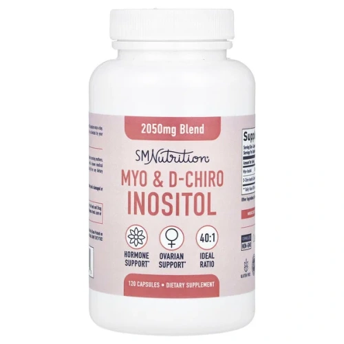 SMNutrition, MYO &amp; D-Chiro Inositol, 120 Capsules