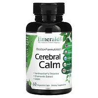 Emerald Laboratories, Doctor-Formulated Cerebral Calm, 60 Vegetable Caps